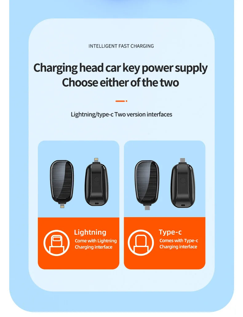 Solar Max - Mini banco de energia Solar portátil de 1200 mAh